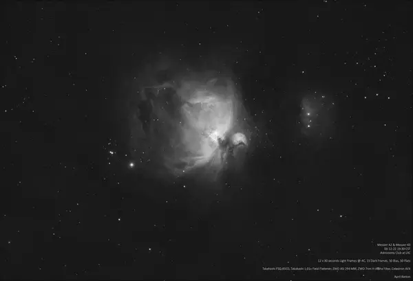 Great Orion Nebula (M42) and DeMairan's Nebula (M43)